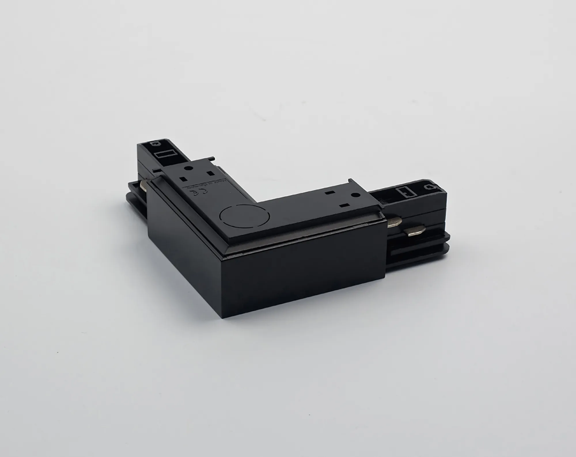L Coupler With Feeding Option 3 Circuit Surface Mounted Track 555 1 1210 2  Eutrac 3 Circuit Surface-Black
